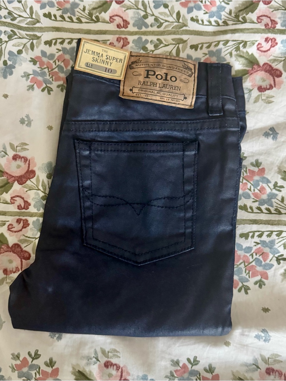 Polo by Ralph Lauren Jemma Super Skinny Jeans in Navy